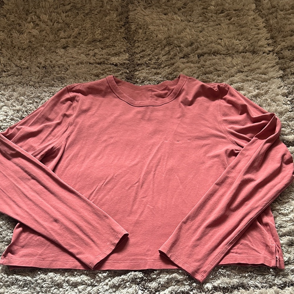 Lululemon cotton Long Sleeve Top